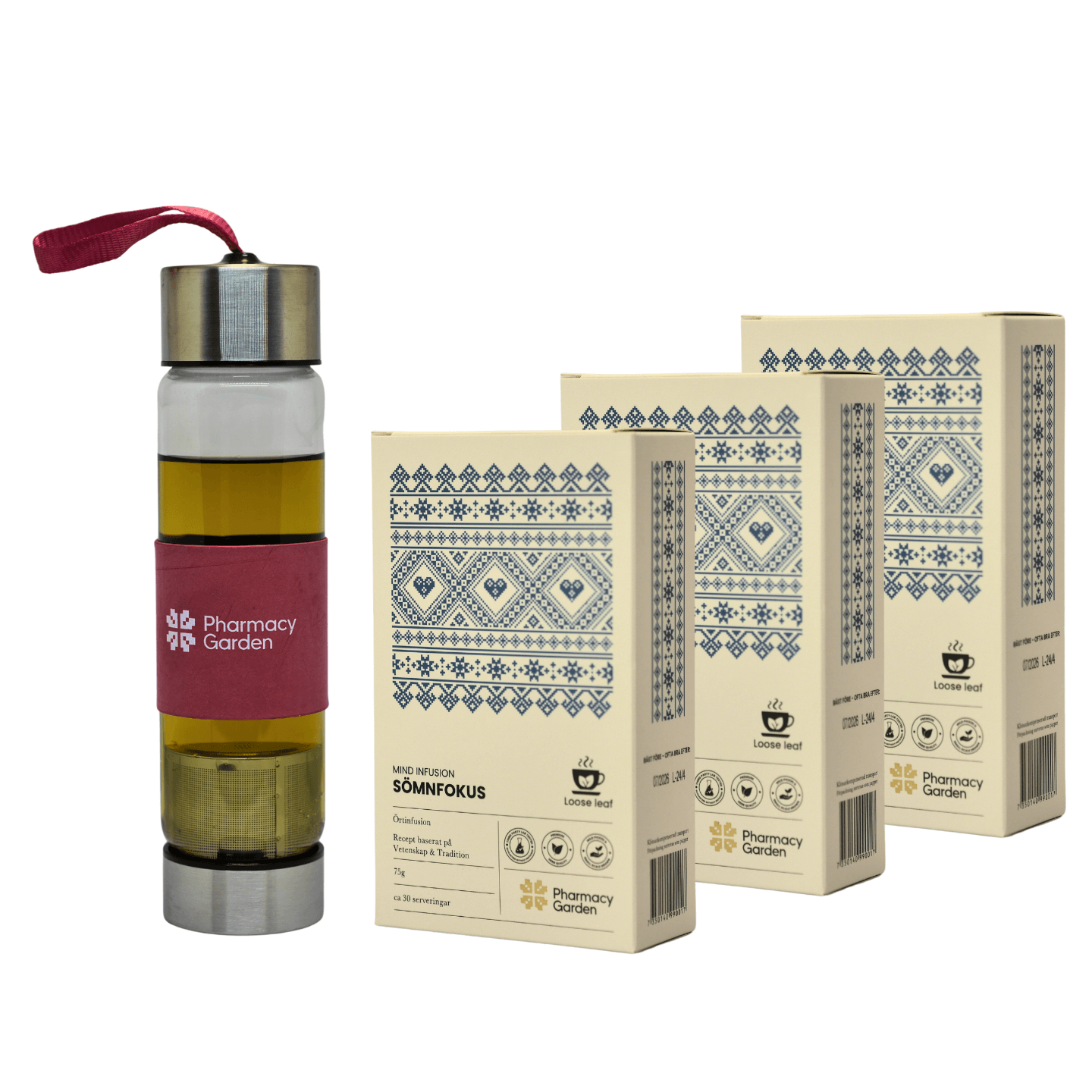 Mind Infusion - Sömnfokus (3 pack + tebryggare)