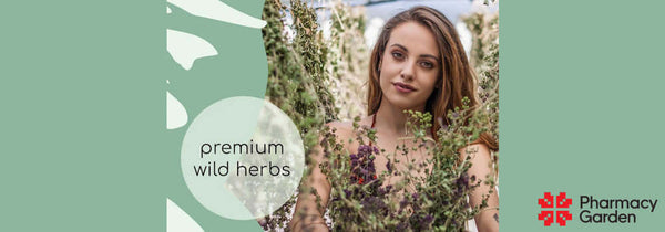 What does premium herbs mean and how does wild-picked work?
