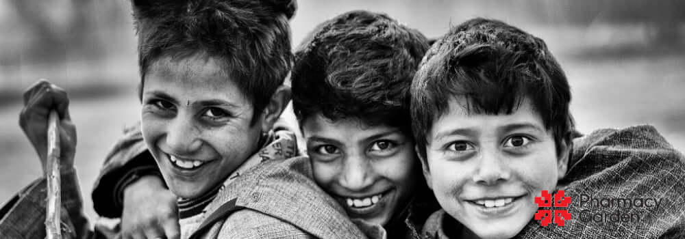 Happy friends
