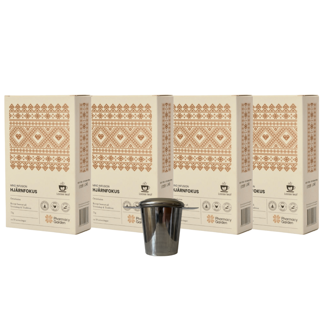 Mind Infusion - Hjärnfokus (4 pack + tesil)