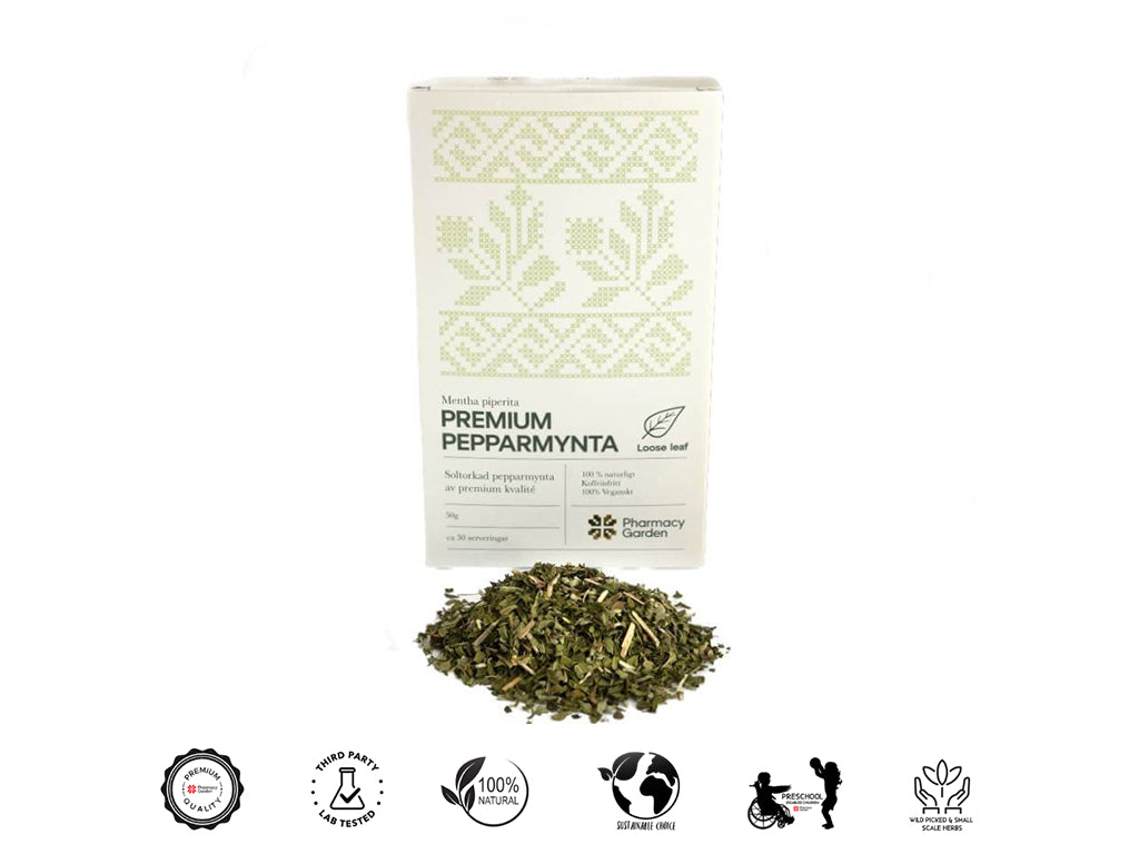 Herbal tea of Premium Peppermint (Mentha piperita)