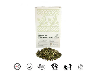 Herbal tea of Premium Peppermint (Mentha piperita)