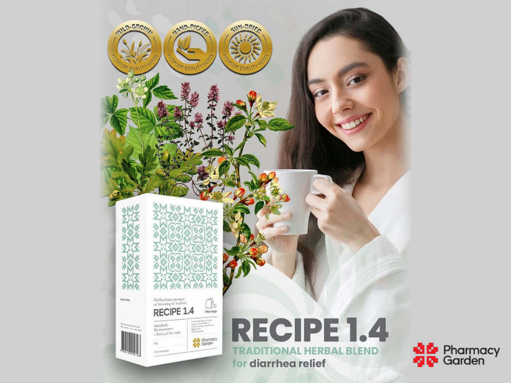 Recipe 1.4 - Herbal tea with Focus on loose stool