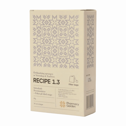Recipe 1.3 - Fokus på hård mage (Örtinfusion)