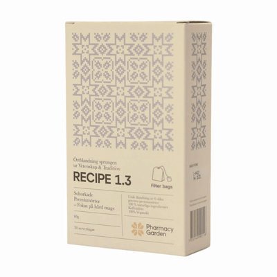 Recipe 1.3 - Fokus på hård mage (Örtinfusion)