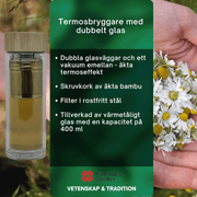 Thermos-Kaffeebereiter mit doppelwandigem Glas