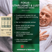 Boostpack med Vinterkyndel för ökad uthållighet och lust, 100% vildplockad, utan tillsatser - Fördröj det sköna.