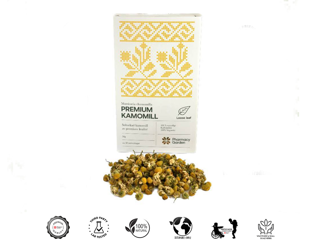 Herbal tea of Premium Chamomile (Matricaria chamomilla)